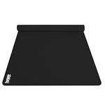 80 x 60cm Extra Large Silicone Mat for Resin Casting, Epoxy and Crafts, Nonstick Silicone Sheet for Jewelry Casting Molds, Countertop Protector Mat Heat Resistant Placemats by Foepoge, Black