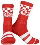 Bioworld Disney Toy Story Pizza Planet Adult Crew Socks 1 Pair (Red, Size(10-13)), Red, 10-13