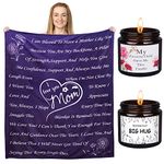 Gifts for Mom-Mom Blanket and Lavender Scente Gifts Sets From Daughter Son,Mom Birthday Gifts,Unique Gifts for Women on Mother's Day Christmas Valentine's Day,I Love You Mom Blanket Gifts Sets