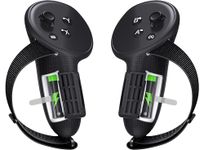 Maecker vr Controller Straps Compatible with Meta Quest 3S for Quest 3 Controller Grips with Battery Door Anti-Slip Knuckle Straps for Quest 3S/3 Accessories