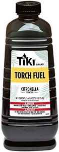 TIKI Brand Easy Pour TIKI Torch Fuel for Outdoors, Citronella Scented - 50 oz, 1216154,Black