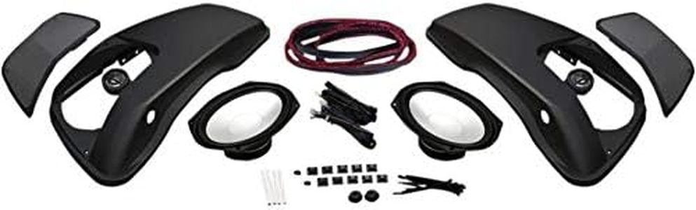 Hogtunes 6"x9" Saddlebag Lid Speaker Kit with Speakers for 2014 and Newer Harley-Davidson Touring Models - 4405-0393