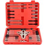 DASBET 46Pcs Harmonic Balancer Puller Set, Steering Wheel Puller, Gear Puller, Crank Shaft Pulley w/Case