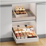 Pull out Cabinet Organizer,3 Slidin