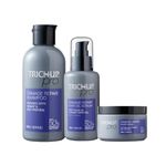 Trichup Pro Damage Repair & Instant Smoothing Hair Care Kit for Dry Frizzy Hair (Set of 3) | Shampoo 300 ml + Hair Oil Serum 100 ml + Hair Mask 200 ml | Improve Texture, Manageability | Reduces Dryness | Unisex