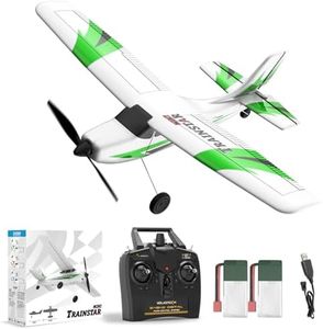 JMI MAGIC Upgraded RC Plane for Beginners & Adults, 3-Channel Remote Control Airplane with Xpilot Gyro Stabilization, 250mAh Battery, Carbon Fiber Wings, One-Key Return, Propeller Saver, Ready to Fly