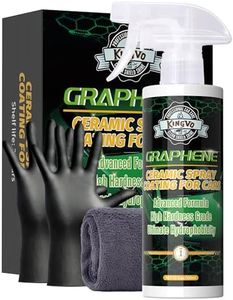 Ceramic Spray Coating for Cars, Ceramic Coating Wax Spray,Clear Coat for Car Graphene-Shine Extremely Hydrophobic Automotive Care Polishing Kit,10 OZ