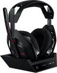 Logitech G Astro A50 Omni-Platform Wireless Gaming Headset + Base Station for PS5, Xbox, PC: PLAYSYNC Audio Switcher, <16 bit/48kHz (Console), <24 bit/48 kHz (PC), 2.4GHz & BT Black (Renewed)