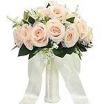Febou 9 inch Wedding Bouquets for B
