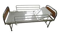 P.M.P.S.? Semi Fowler Dlx Manual Bed iron - wooden 1- head elevation Function present medical Patient Bed for Home -DIY Self Assembling Required