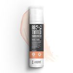 Luster Cosmetics BB Tinted Sunscreen | Sun Protection | Blemish Balm |Tint for Even Skin Tone - SPF 50 PA++ | For Women & Men | All Skin Types | Paraben & Sulfate Free - 50ml