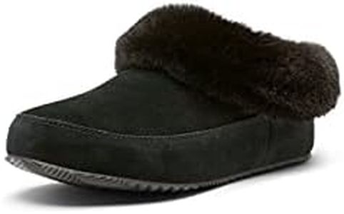 SOREL Women's Go - Coffee Run Slipper - Black, Sea Salt - Size 8
