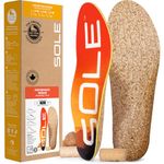 SOLE Performance Medium Shoe Insoles - Orthotic Arch Support Inserts for Plantar Fasciitis Relief and Comfort - Mens Size 11/Womens Size 13, 1 Pair