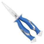 Cuda 8.75-Inch Titanium Bonded Needle Nose Pliers, Blue