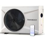 AQUASTRONG Inverter Swimming Pool Heat Pump,Electric Heater for Above Ground and Inground Pool,Heating and Cooling Heater Pools Up to, 7000 Gallons