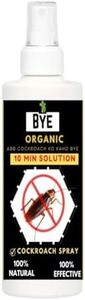 Bye Organic Bed Bug Spray – Natural & Non-Toxic | Kills & Repels Bed Bugs, Eggs & Dust Mites | Safe for Mattress, Home & Travel | Child & Pet Safe | 100ml (Coc new)