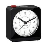 Marathon Analog Desk Alarm Clock wi
