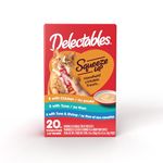 Hartz Delectables Squeeze Up Interactive Lickable Wet Cat Treats, Flavour Variety, 20 Pack