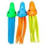 3Pcs Diving Squid Toys Swimming Pool Toys Sinking Toys Swimming Sinkers for Kids,Underwater Diving Toys,Fun Squid Dive Toys Bath Water Toy Underwater Pool Training Toys Swim Toy for Girls Boys Gift