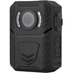 BRIFIELD® BR3 Body Camera - QHD 1440p, 64GB Memory Card, Night Vision | Body Cam, Body Worn Camera, Body Cameras | Includes Klickfast Shoulder Harness & Stud