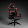 Green Soul Monster Ultimate Series T | Multi-Functional Ergonomic Gaming & Office Chair | Premium Spandex & PU Leather Fabric | Adjustable Neck, Lumbar Pillow | 4D Adjustable Armrests (Black Red)
