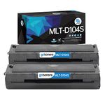 Gotoners 2PK MLT-D104S D104S Toner for Samsung SCX-3200 ML-1865 ML-1670 ML-1660 ML-1665 SCX-3205 SCX-3205W ML-1667 ML-1671 ML-1675 ML-1676 ML-1677 ML-1867 SCX-3207