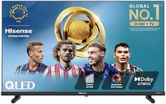 Hisense 40 inch Full HD QLED Smart TV 40A5NQTUK - Quantum Dot Colour, Natural Enhancer,HDR & HLG-Dolby Atoms, HDMI, Share to TV, and Youtube, Freeview Play, Netflix and Disney+ (2024 Model)