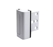 One Piece of Aluminum Alloy Security Door Lock Reinforcement Dead Bolt Child Safety Door Lock Oxidized White Color