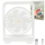 Cruise Approved Fan - Magnetic Cruise Fan Approved, Magnetic Base Fan That Hangs Easily on Cabin Ceilings and Walls - Powerful 3-Gear Fan for Cruise Ship Cabin Approved