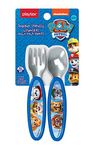 Playtex Paw Patrol Toddler Utensils - Boys Fork & Spoon Set, Blue