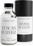 The Magic Scent Tuscan Leather Oils for Diffuser - HVAC, Cold-Air, & Ultrasonic Diffuser Oil - HVAC scents Inspired by Tom Ford - Essential Oils for Diffusers Aromatherapy (200 ml)