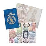 Passport Sticker Book for Kids (Set