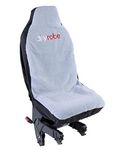 Dryrobe® Single Car Seat Cover - Warm and Water-repellent - Synthetic Lambswool Lining - Super Tough and Durable - Grey