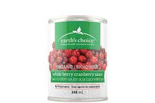 Earth's Choice Whole Cranberry Sauce, 12-CASEount, 12 Count