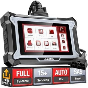 ANCEL DS200 All Systems OBD2 Scanner, Car Diagnostic Tool with 15+ Reset Services, TPMS/Oil/EPB/SAS/DPF/BMS/Throttle Reset, Injector Coding, Auto VIN, Full Obd2, Lifetime Free Update