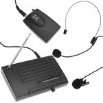 kh Professional Headset Wireless Microphone System Headworn with Wireless Receiver Microphone