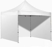 Beyond Sky Outdoor Tent/Gazebo Tent for Events (10 * 10Ft) with 3 Open/Close Side Covers, Canopy Tent/Easy Foldable & Portable/Weather-Resistant Tent(30kgs) (White)