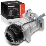 A-Premium Air Conditioner AC Compressor with Clutch Compatible with Chevrolet Silverado 1500 2500 3500 4500, Express & GMC Sierra Savana & Cadillac DeVille Seville