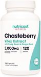 Nutricost Chasteberry Supplement for Women 120 Capsules, 5000mg Chasteberry Equivalent Per Serving, with Dong Quai and Ginger Root Extract, Vegetarian, Gluten Free and Non-GMO