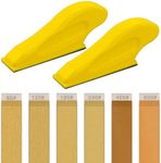 Finger Sander for Crafts, 2 Pack Mi