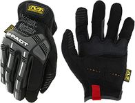 Mechanix Wear: M-Pact Open Cuff Work Gloves - Touch Capable, Impact Protection, Absorbs Vibration (XX-Large, Black)