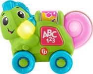 Fisher-Price Baby Learning Toy Link Squad Crawl ‘n Colors Chameleon with Music & Lights for Ages 9+ Months, UK English Version, Compatible Only with Link Squad Items, HYL21