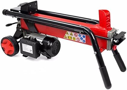 Stark Log Splitter Electric 7-Ton 15 Amp Electric Log Splitter, Electric Wood Splitter, Horizontal Full Beam with Steel Wedge for Firewood Splitter Kindling Splitter