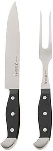 HENCKELS Statement Razor-Sharp 2-pc Carving Set, German Engineered Informed by 100+ Years of Mastery, Black/Stainless Steel