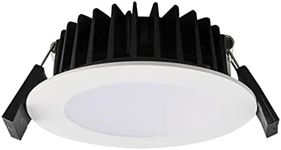 CROWN LIGHTING 13W Tri Colour LED Dimmable Downlight 90-95mm Cut Out Flat Face