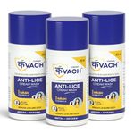 Torque kvach Anti Lice Cream Wash | Removes Lice and Nits |Made with Reetha & Shikakai 30 ml With Lice & Nits Remover Comb For Of 3