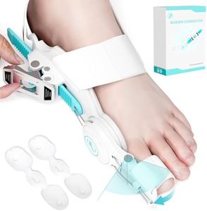 Kutain Upgraded Bunion Corrector for Women & Men, Orthopedic Bunions Correction with Non Slip Big Toe Separators, Adjustable Bunion Splint Suitable for Left/Right Feet Bunion Relief (1PCS)