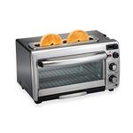 Hamilton Beach 2-in-1 Countertop Oven and Toaster, Stainless Steel, 31156