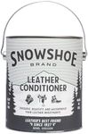 Snowshoe Leather Conditioner, Made in USA Since 1927 - Protect, Condition, Restore & Waterproof - Leather Conditioner for Furniture, Couch, Purses, Shoes, Boots, Gloves, Saddles (Gallon)