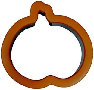 Wilton Comfort Grip Orange Pumpkin Plastic Cookie Cutter